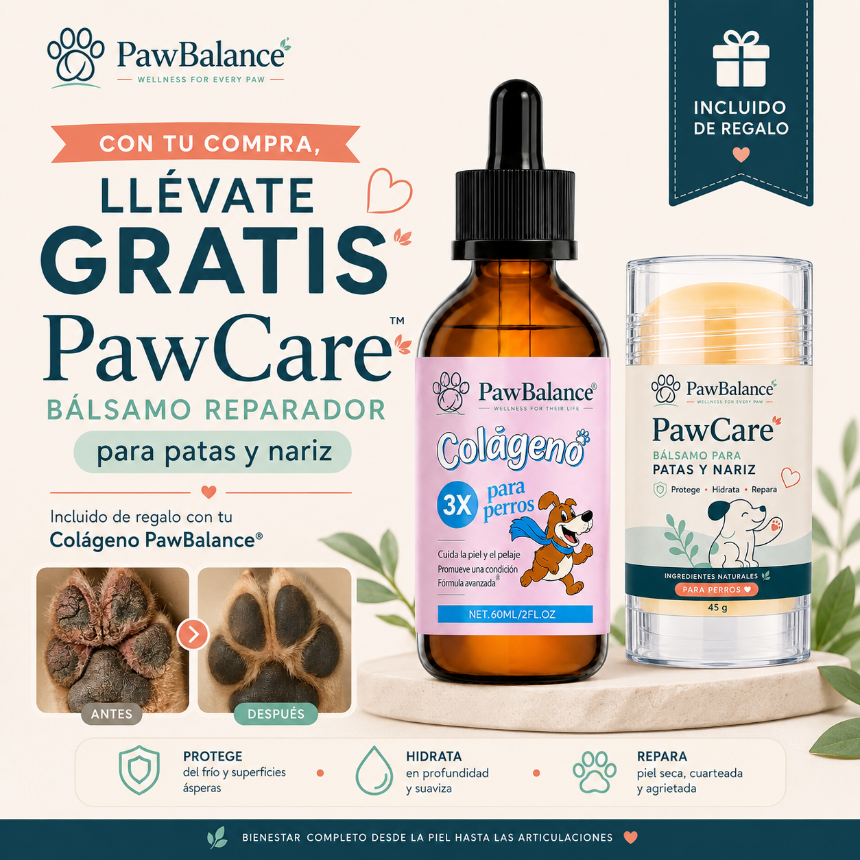 Colágeno LÍquido Regenerador - La fórmula natural recomendada por veterinarios